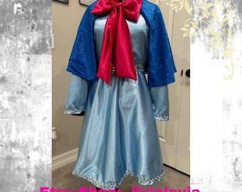 fairy godmother red dress costume Teen Fairy Godmother Short Sleeve Dress, Descendants 4 The Rise Of Red –  EasyCosplayCostumes main image 0