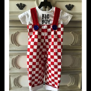 Checkered Overall Costume