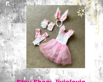 TuTu Bunny Costume, Bunny Dance Costume, Bunny Leotard, Rabbit Costume, Rabbit Dance Costume, Bunny Ballet