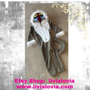 Baboon Costume, Monkey Costume, Ape Costume