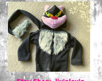 Lucifer Costume, Black Cat Costume, Cat Costume, Kitty Costume