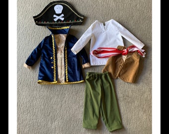 Pirate Costume, Blackbeard Costume, Captain Hook Costume, Redcoat Costume, Red Coat