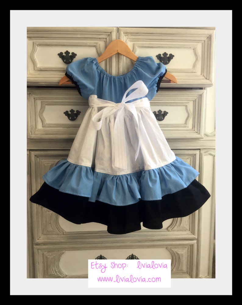 ONEderland Birthday Romper, Alice Costume with clock, Headbands & Shoes, up to 2t3t