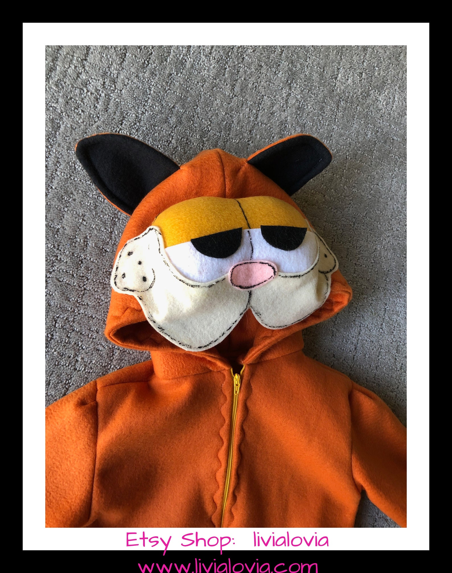 Orange Cat Costume Etsy