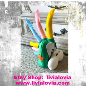 Rainbow Hair Villain Hat