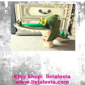 Crocodile Costume, Alligator Costume, Lizard Costume, Crocodile Hat, Alligator Hat, Lizard Hat