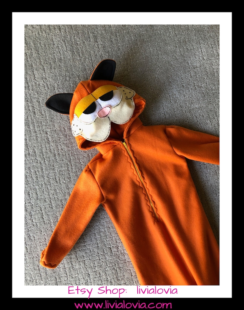 Orange Cat Costume Etsy