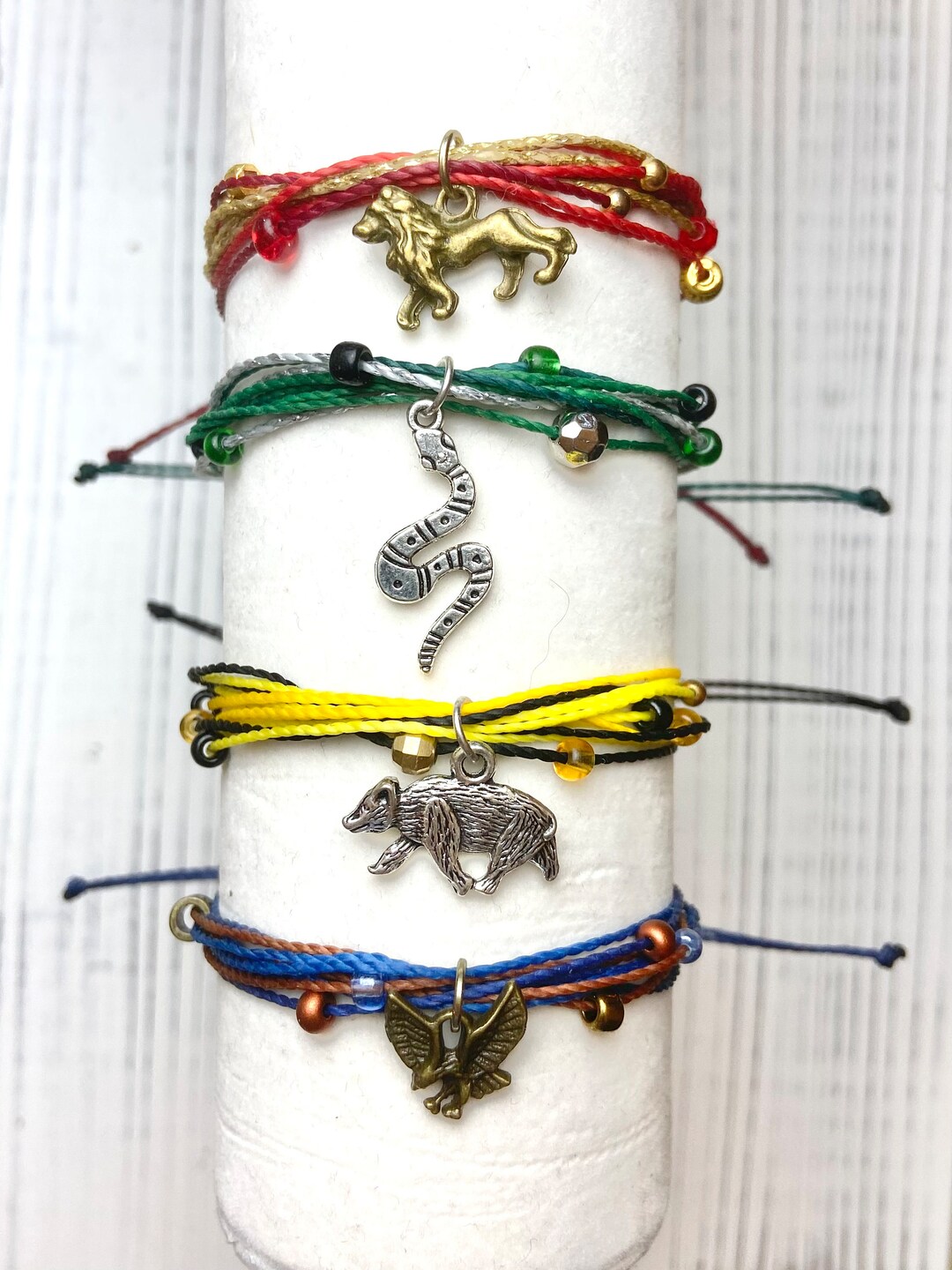 Hogwarts House Themed Bracelets Etsy