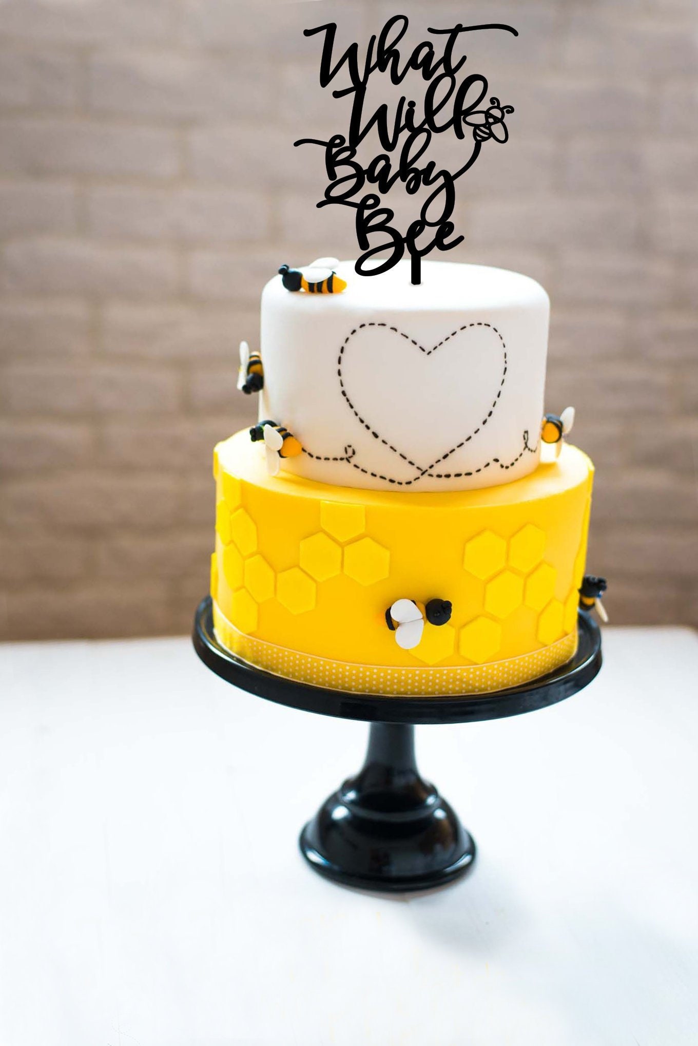 Shami She Or He What Will It Bee Cake Topper Boy Or Girl Baby Shower Cake Topper Gender Reveal Party Decorations He Or She Party Glitter Decorations Party Supplies Toys Games