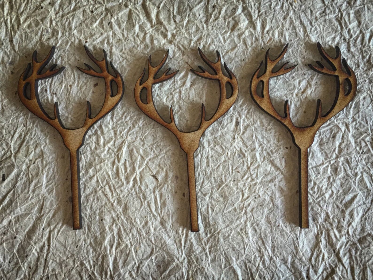antler-cupcake-topper-deer-cupcake-topper-deer-head-topper-etsy