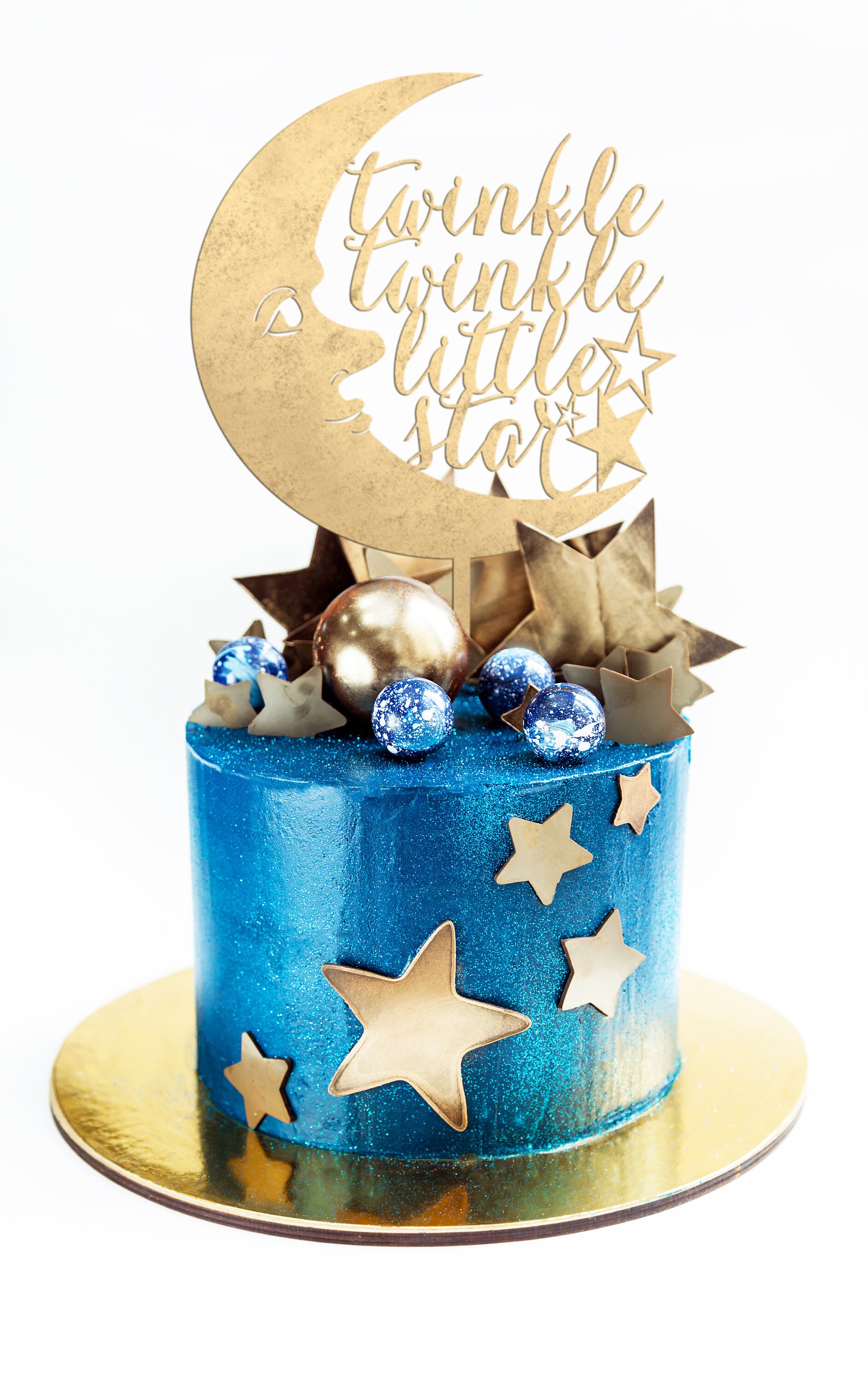 Baby Shower Cake Topper, Twinkle Twinkle Little Star Cake