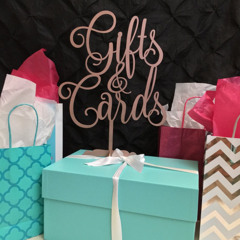 Sign for Gift Table Gifts and Cards Gifts and Cards Table Etsy