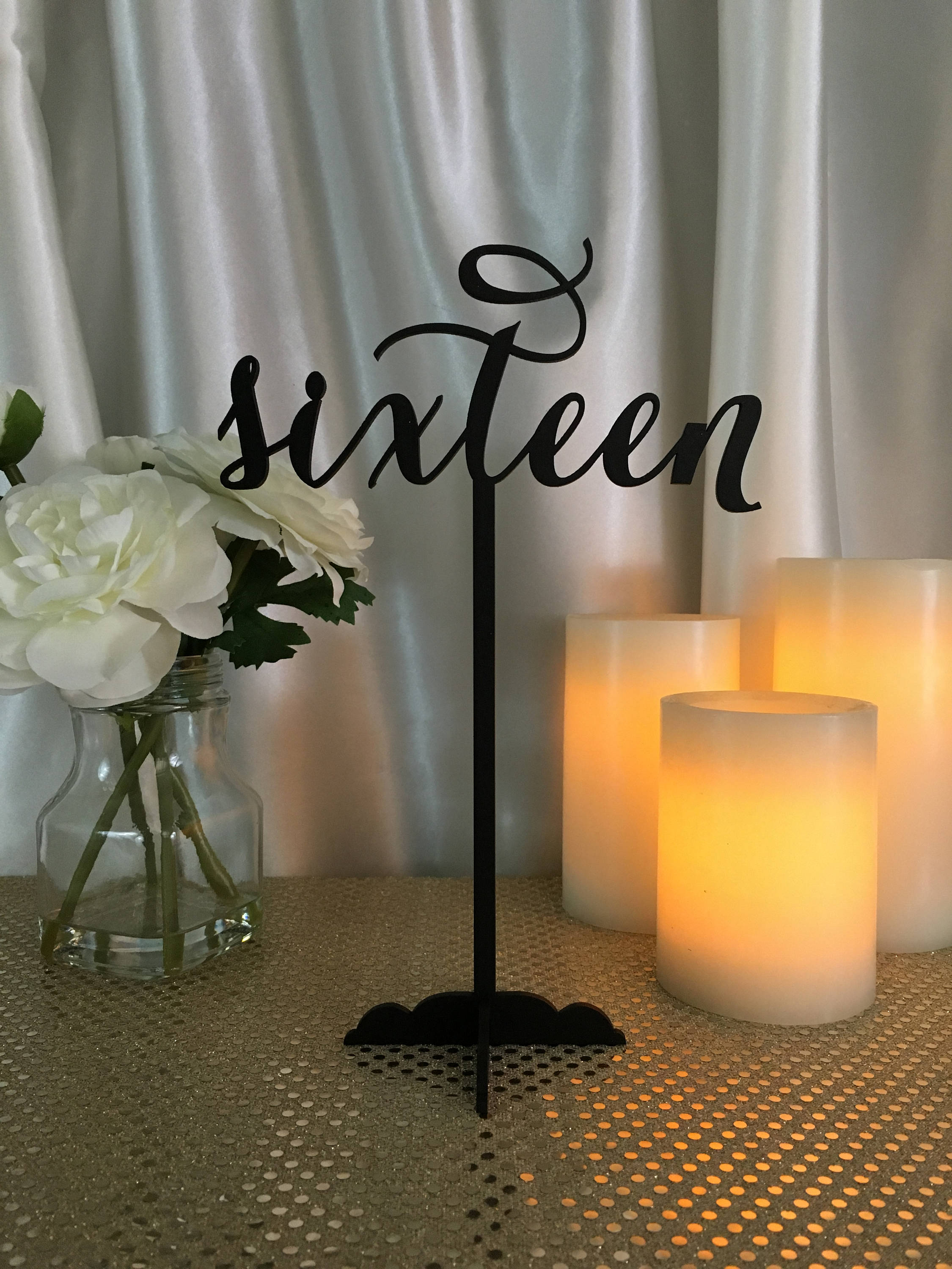 Wedding Table Numbers DIY Table Numbers Wooden Table Etsy