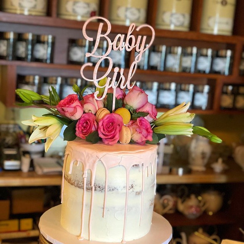 Baby Girl Cake Topper Baby Shower Cake Topper Gender Reveal Etsy Baby Girl Cake Topper Baby Shower Cake Topper Gender Reveal Etsy