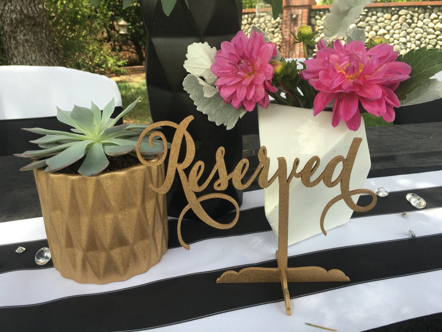 Reserved Table Sign Reserved Sign Reserved Sign for Wedding Etsy