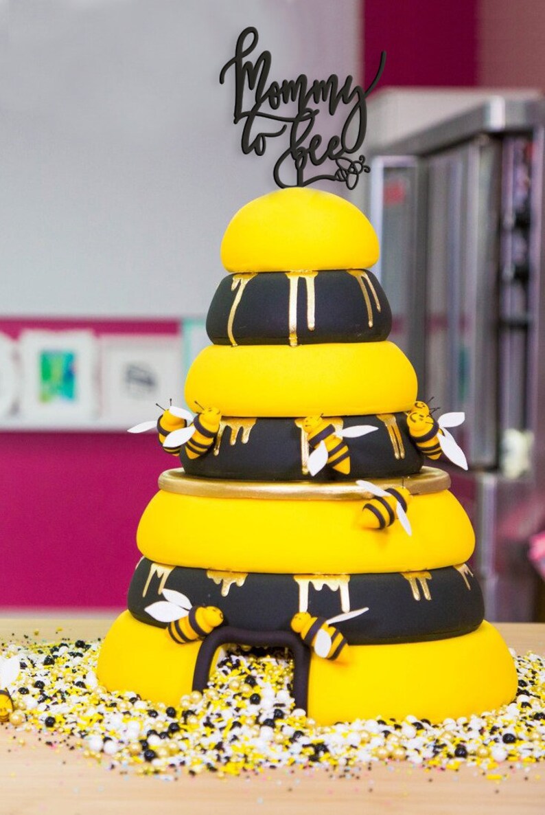 Mommy To Bee Cake Topper Decorating Tools Wildstar Ml