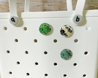 Peace Sign Charm Attachment for Bogg Bag Beach Bag Accessory