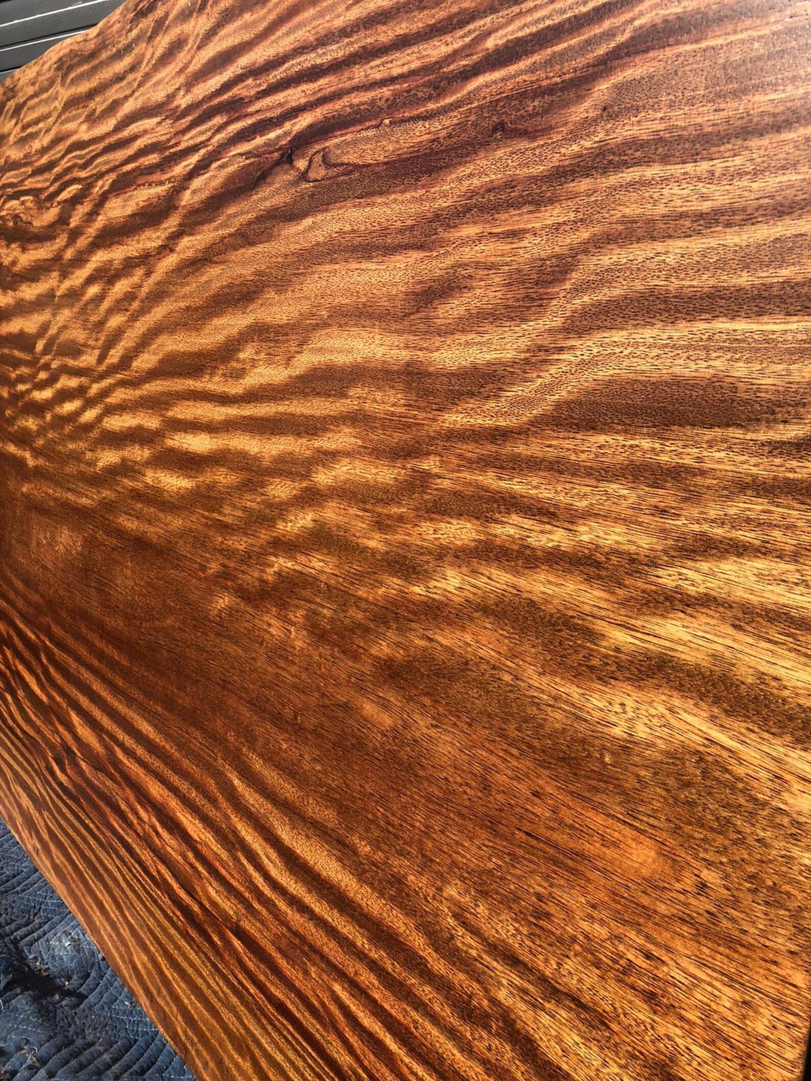 81 Live Edge Sapele Wood Slab for Dining or Kitchen Etsy