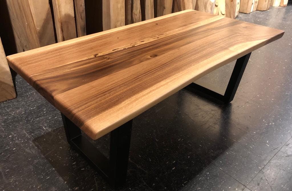 Live Edge Wood Slab Dining Table in Fairfax Virginia Va for Solid Wood  Dining Room and Living Room Furniture 