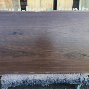 Premium Live Edge Walnut Bookmatched Slab – Kiln-Dried Wood for Custom Furniture & Interior Design 60x36