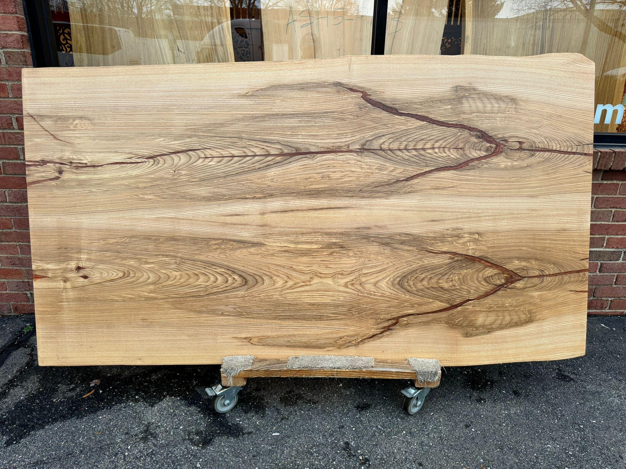 Live Edge Ash Wood Dining Table or Kitchen Table Top 81