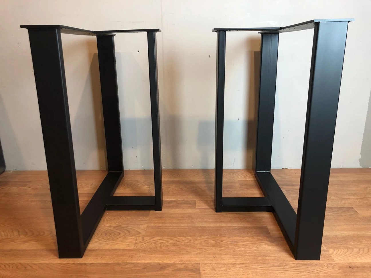 Square metal table base deals