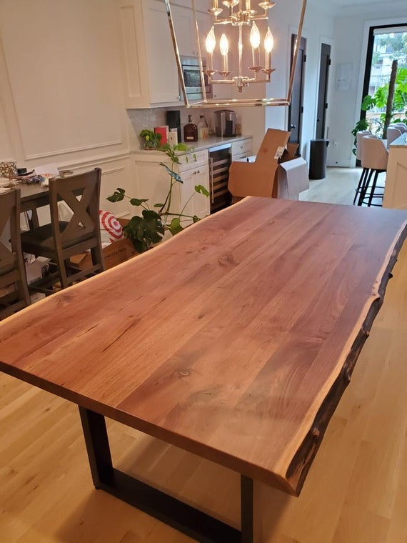 Live edge 2024 white oak table