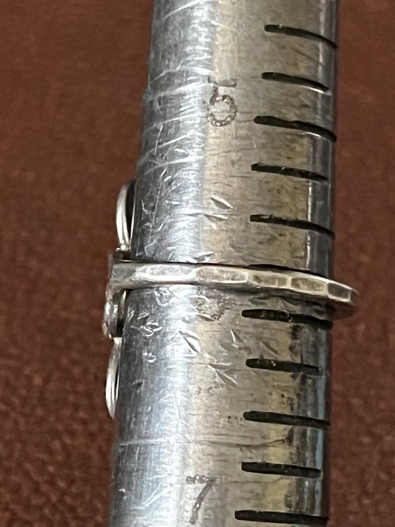 Ornate Sterling Silver Long Ring - image 8