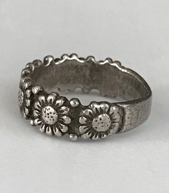 アクセサリー UNKNOWN VINTAGE silver925 925 archive Vintage Sterling Silver Floral Ring Marked 925 AF - Etsy