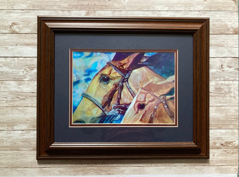 Equestrian Wall Art Print of Original Acrylic Painting Horse Etsy