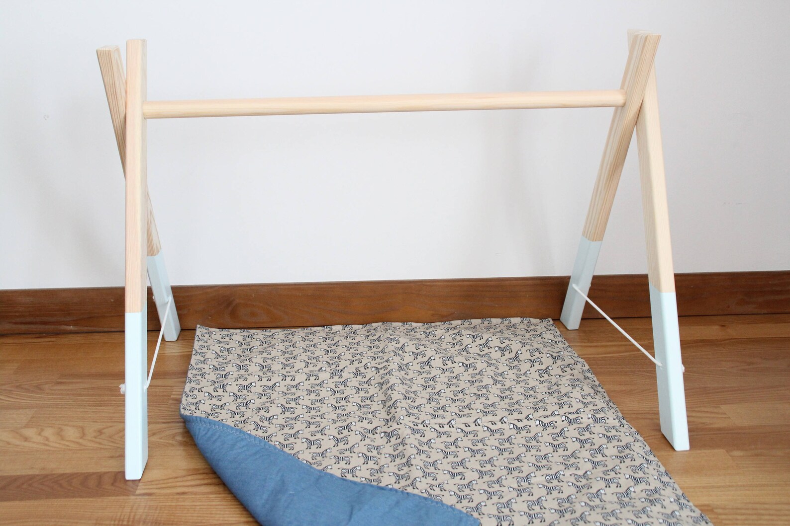 Baby wooden gym / Stylish nursery decor / Activity center