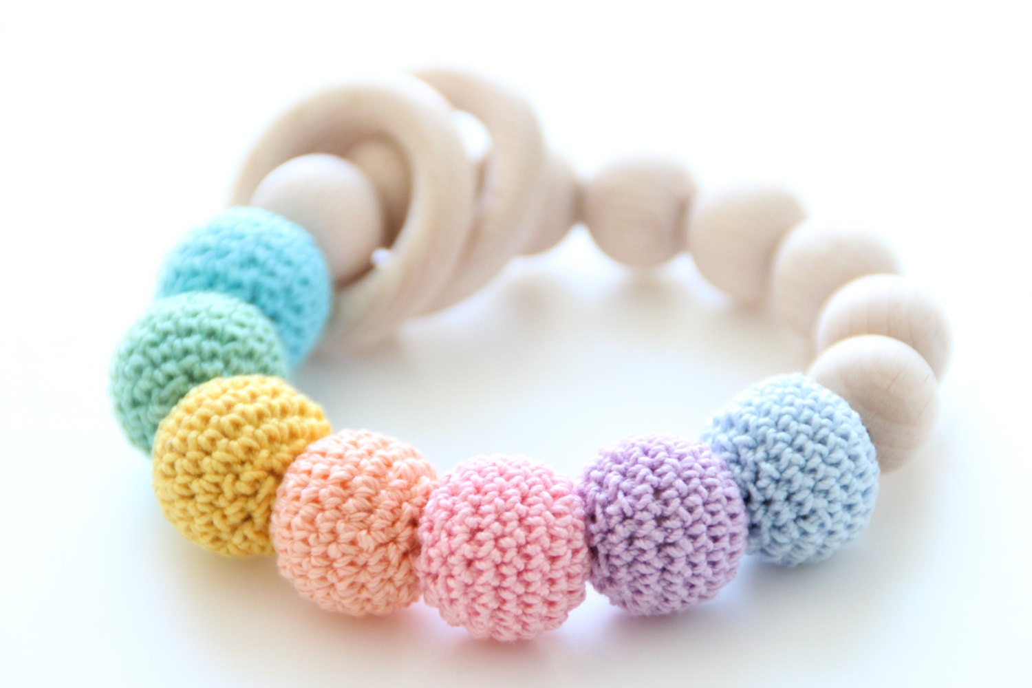 Baby teething bracelet / Teething toy / Teething bracelet with Etsy