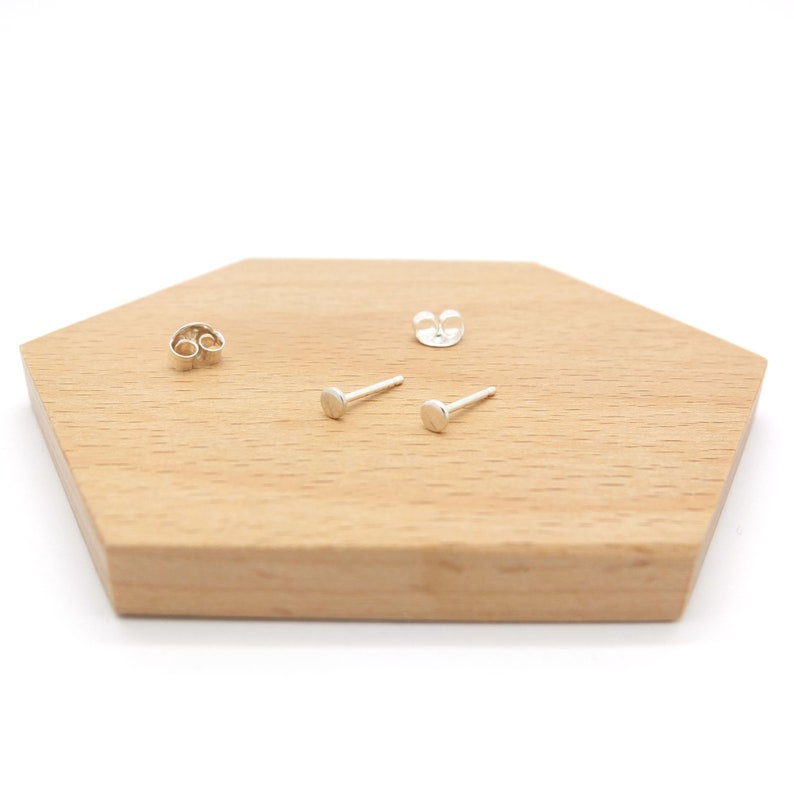 small round studs silver round earrings cute silver earrings Tiny silver earrings minimal silver earrings