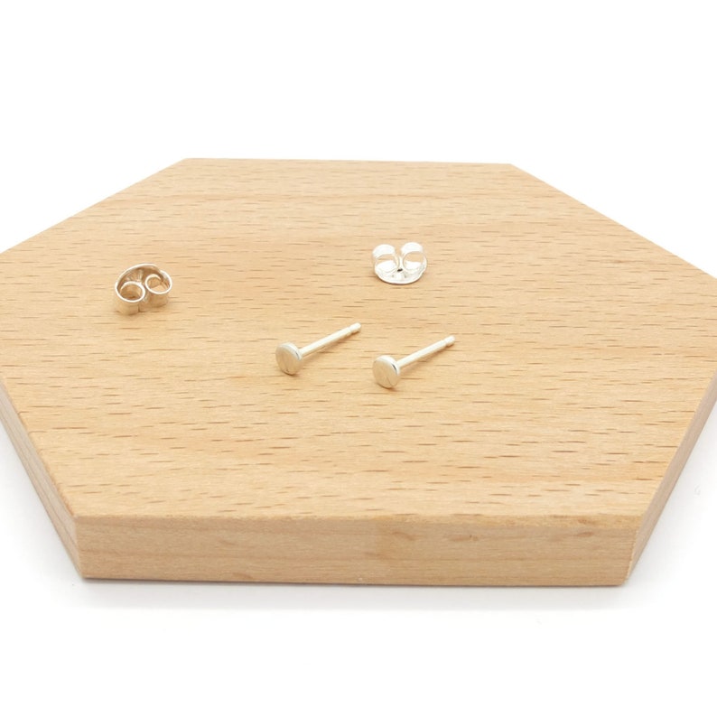 small round studs silver round earrings cute silver earrings Tiny silver earrings minimal silver earrings