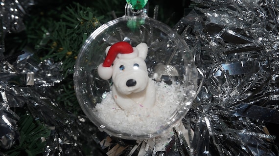Boule De Noël De West Highland Terrier Westie Cadeaux Noël Westie West Highland Terrier Westie Décor Boule De Chien Le Chien Westie