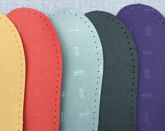 VIBRAM Rubber Soles for Slippers and Socks - in U.K. size  - U.S and Euro also available - search "Joe's Toes to see all our soles!