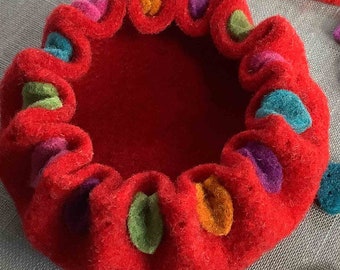 Felt Bowl - Handmade in Yorkshire