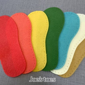 Crepe Rubber Slipper Soles: US Sizes, for DIY Slippers or Shoes made in England