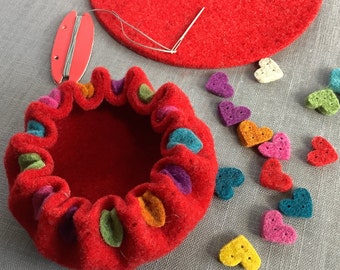 Kit to Make a Felt Bowl