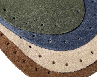 Suede Leather Patches: Elbow/Slipper-Sock Repair