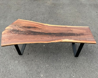 Live Edge Walnut Coffee Table