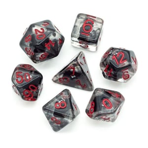 Vampire Bat Polyhedral Dice Set for Dungeons & Dragons DND image 1