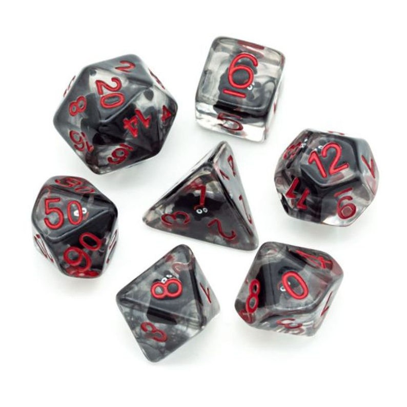 Vampire Bat Polyhedral Dice Set for Dungeons & Dragons DND image 1