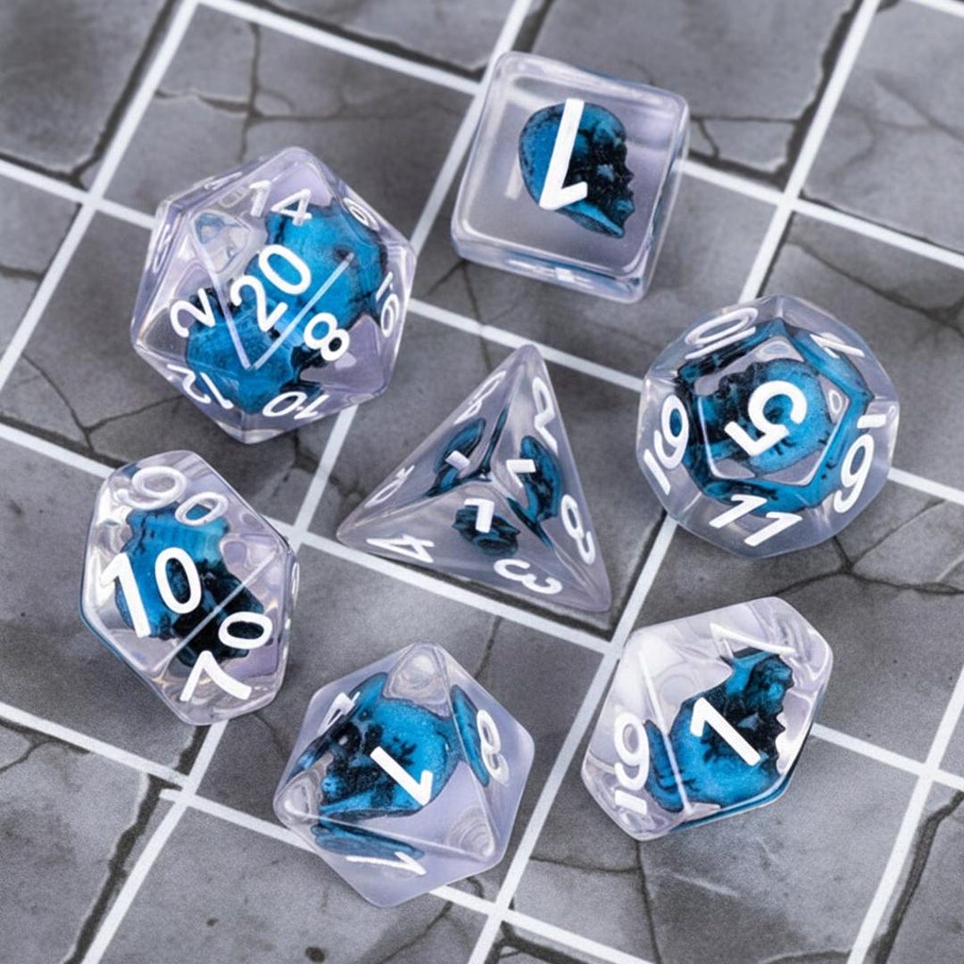 ダンジョンズ＆ドラゴンズ DND 用アイススカルダイスセット - Etsy 日本