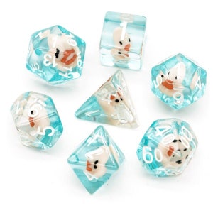 Duck Polyhedral Dice Set for Dungeons & Dragons DND