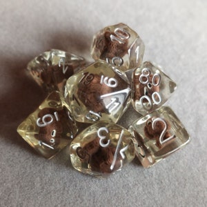 Zestaw wielościennych kostek Wolf Puppy Dog do gry Dungeons & Dragons DND
