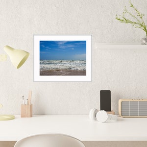 Photography Print Ocean Waves Wall Art Beach Decor Coastal Nature Wall Art 5x7 Print Matted to 8x10 Ready to Frame Beach Gifts image 9