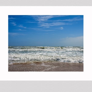 Photography Print Ocean Waves Wall Art Beach Decor Coastal Nature Wall Art 5x7 Print Matted to 8x10 Ready to Frame Beach Gifts image 8