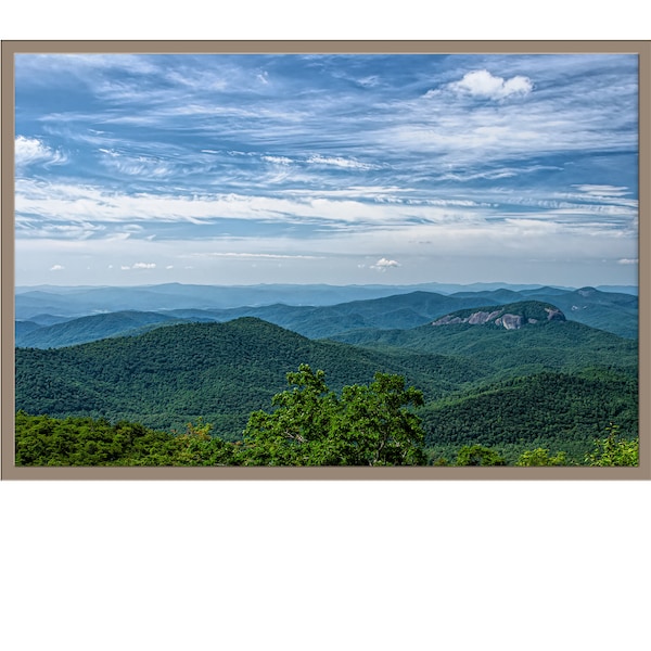 Blue Ridge Canvas Blue Ridge Mountains Canvas - Etsy