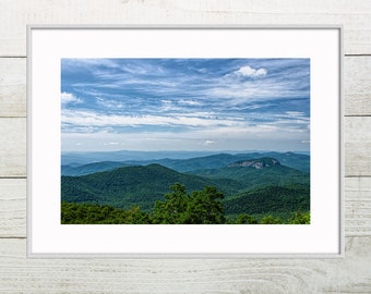 Mountain Wall Art, Landscape Art Print, Blue Ridge Mountains, Appalachian Terrain, North Carolina Art, Photography Print, Nature Photography